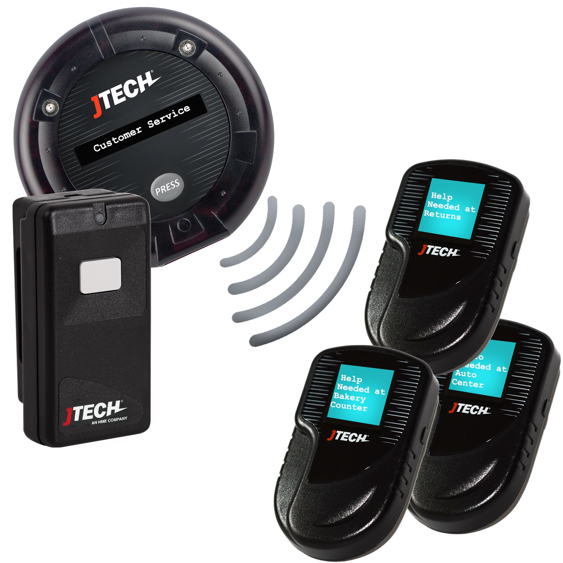 SmartCall Alert Pagers with Buttons - Retail