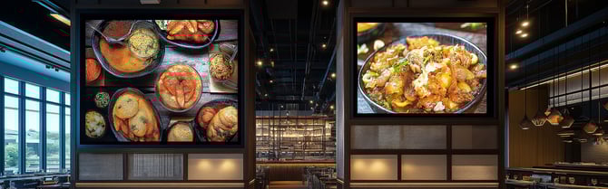Asian Restaurant Displays