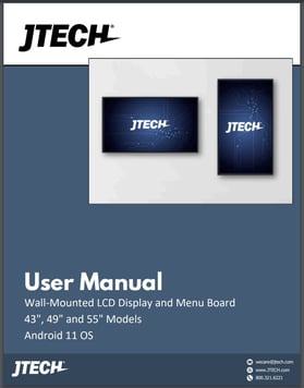 LCD Menu Board User Guide