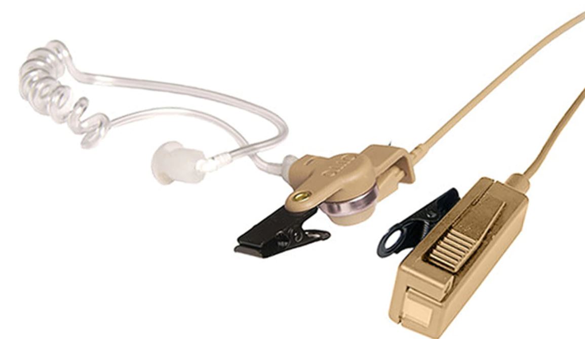 Cuffia A Forma Di C Per Motorola CLP446/CLK446 – Cavo Kevlar, PTT, Microfono, Per Sicurezza E Retail