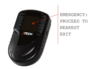 Pager with Message Callout- Transparent Background
