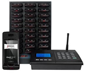 GuestCall IQ Pager & Charger & Transmitter iStation-1