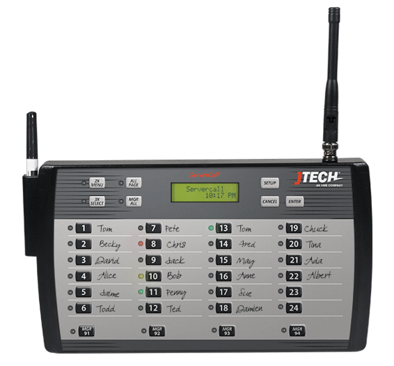 ServerCall Transmitter - Server Paging