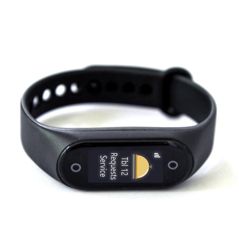 Linkwear Band on Side with Service Request Message - Square Linkwear Band on Side with Service Request Message - Square
