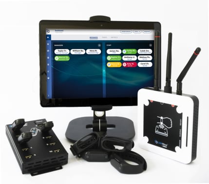 Linkwear System - Tablet on Stand Bands Small Charger Transmitter-1
