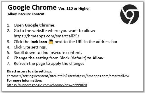 SCM Chrome Instructions