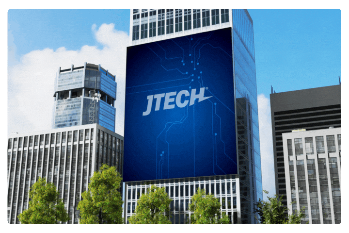 JTECH on side og building (bigger)