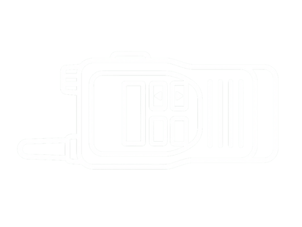 Radio - Icon (White)