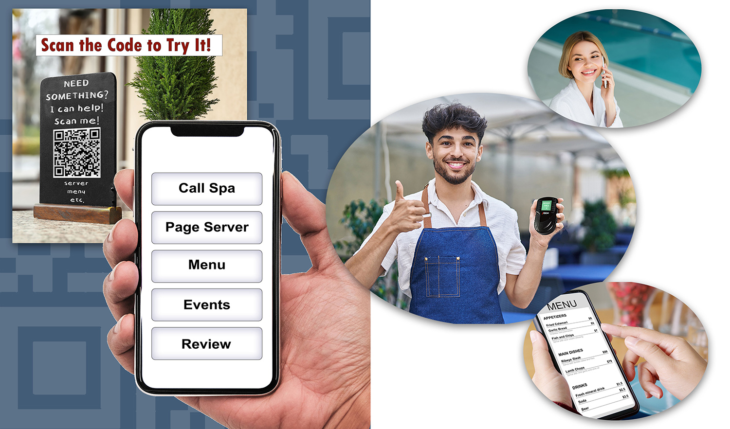 VSK Server Bubbles - Try IT QR - Small VSK Server Bubbles - Try IT QR - Small