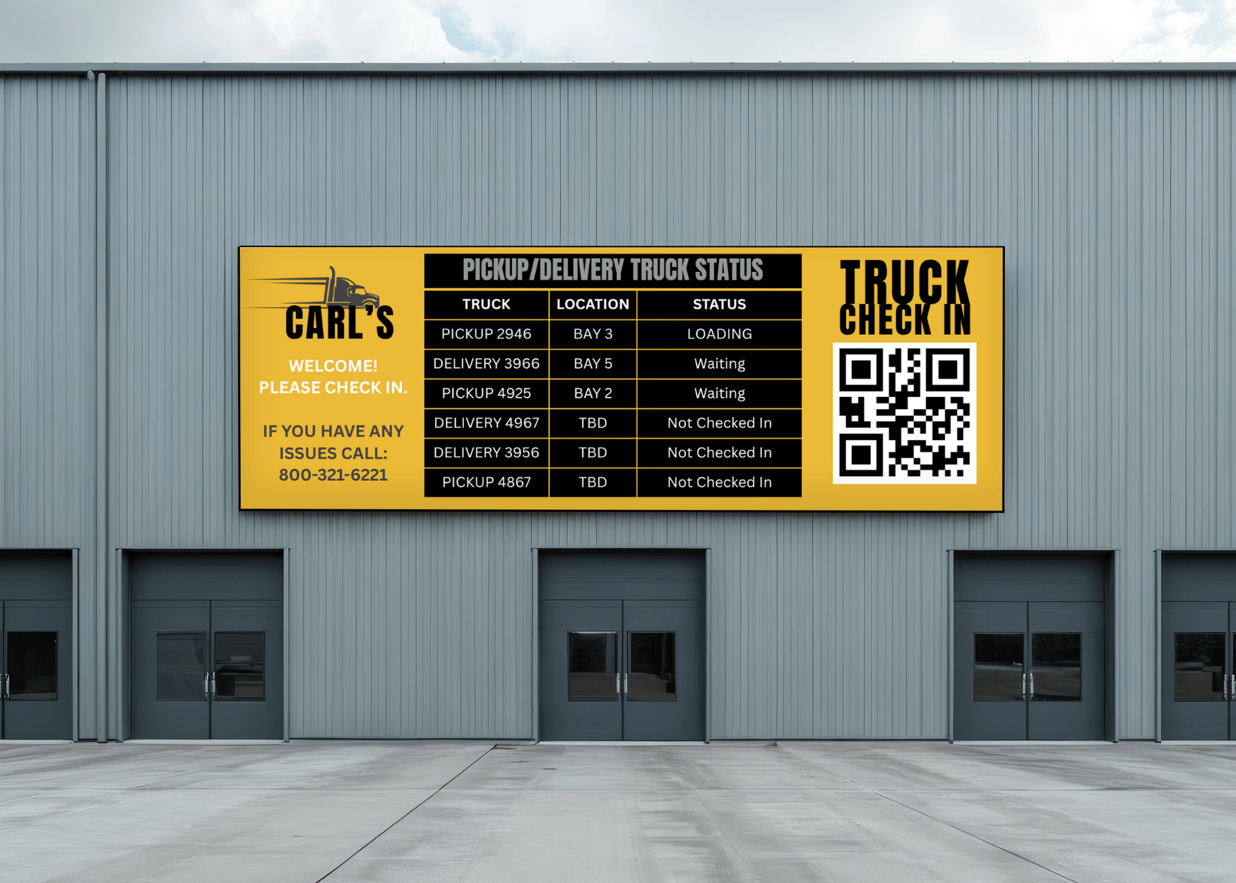 Tabs - Warehouse - Truck Que
