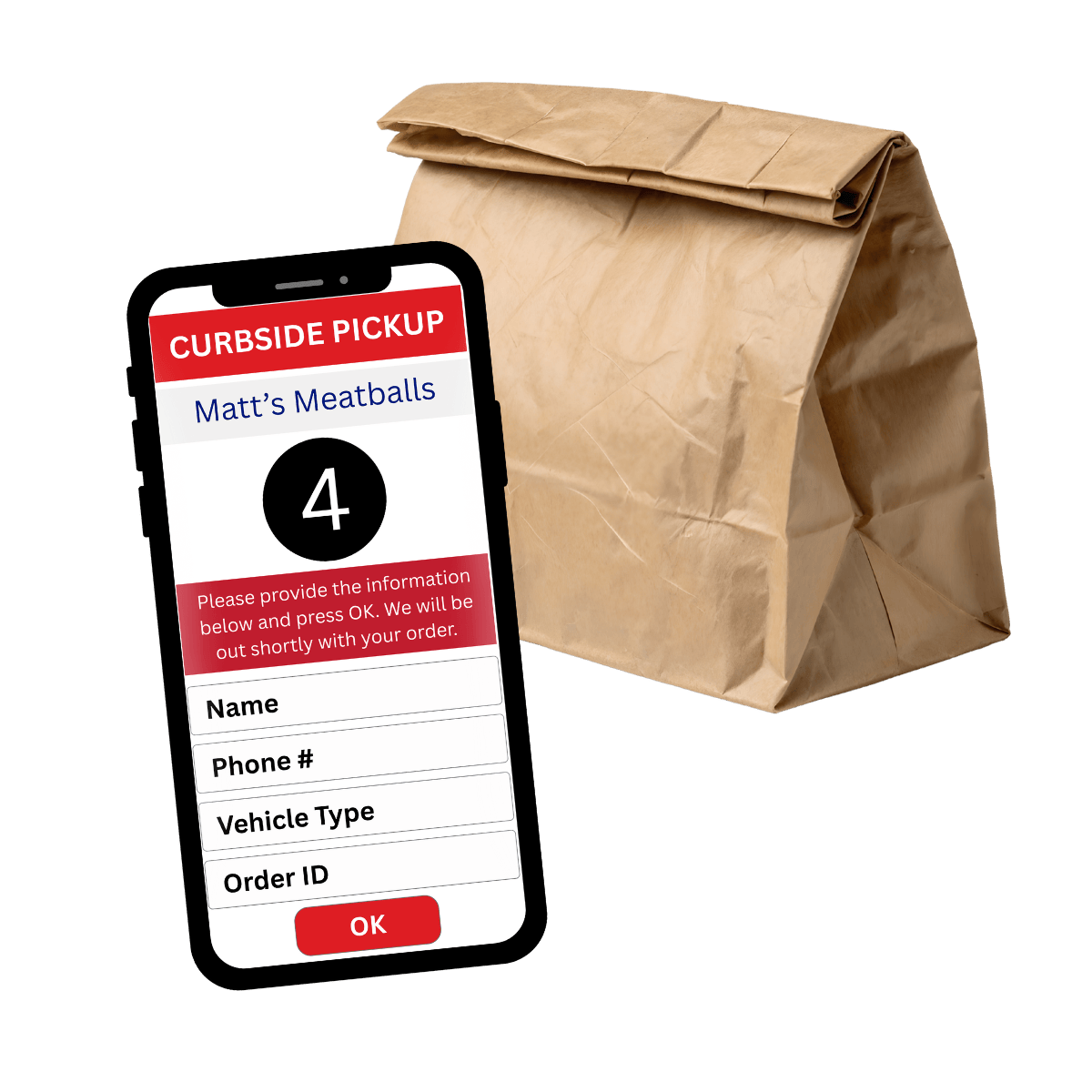 FindMe with arriva phone and bag