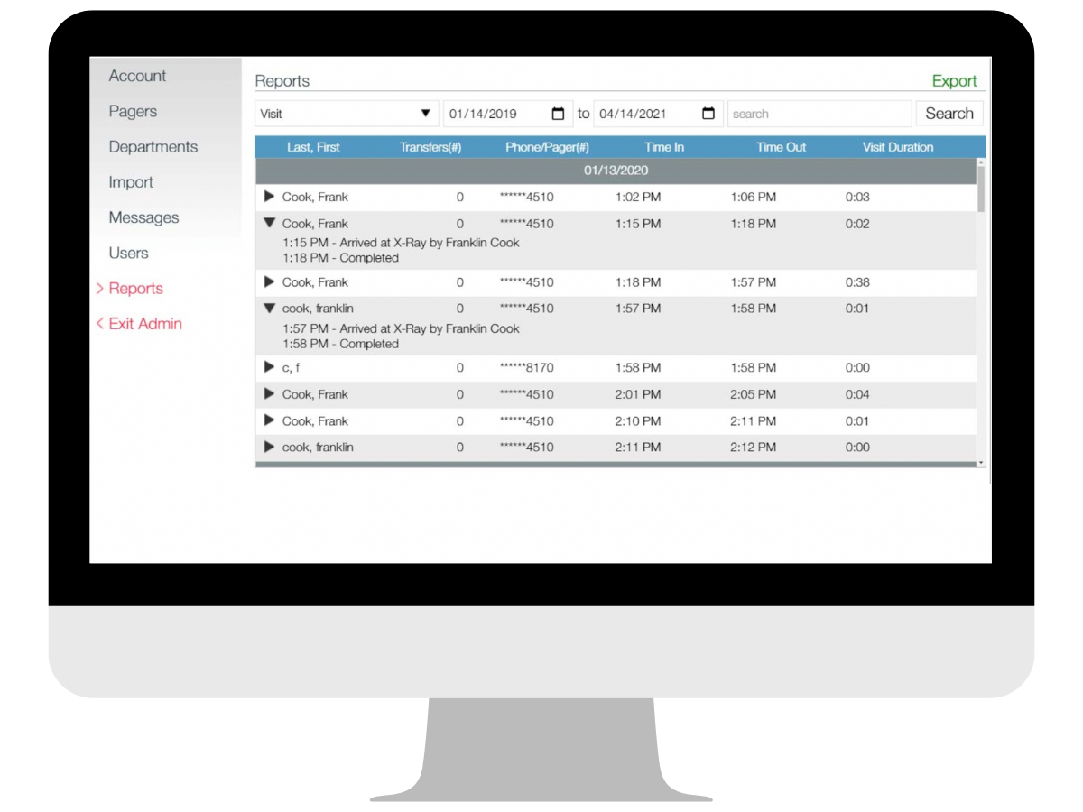 SmartCall Messenger Reports-1